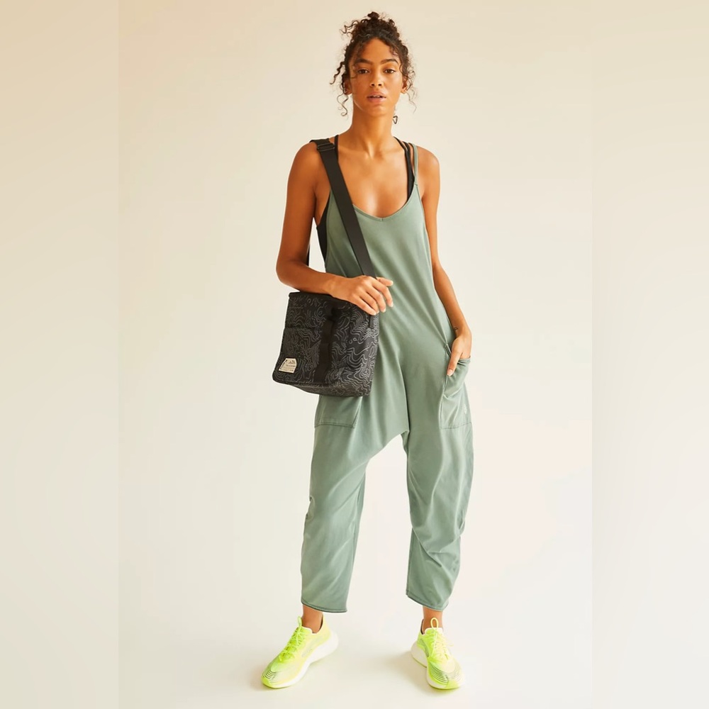 Free People Hot Shot Onesie - Lush Pine